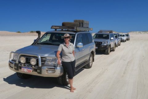 Convoy of 4WD Vehicles